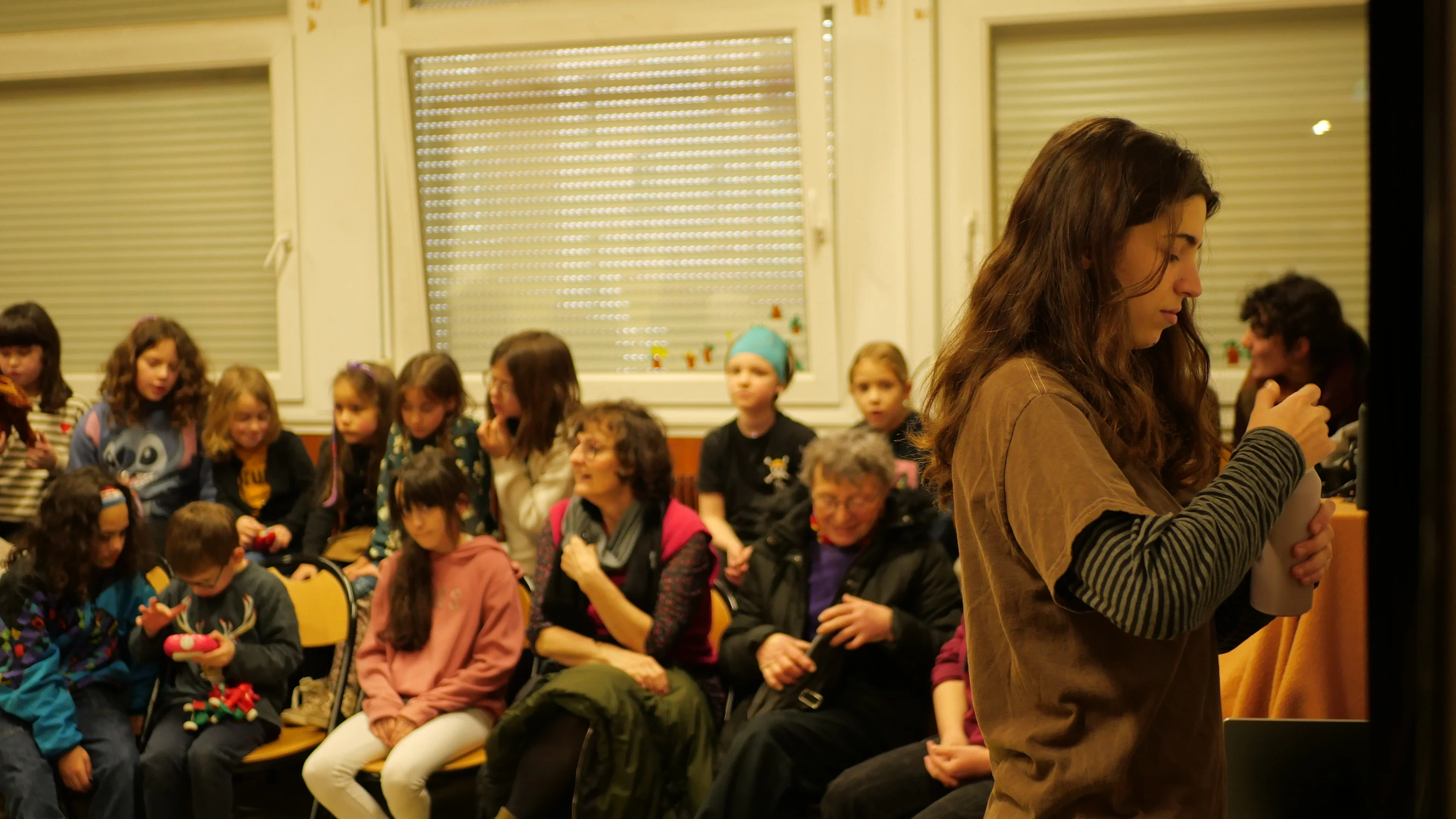 Avec les enfants du périscolaire de Gérardmer
